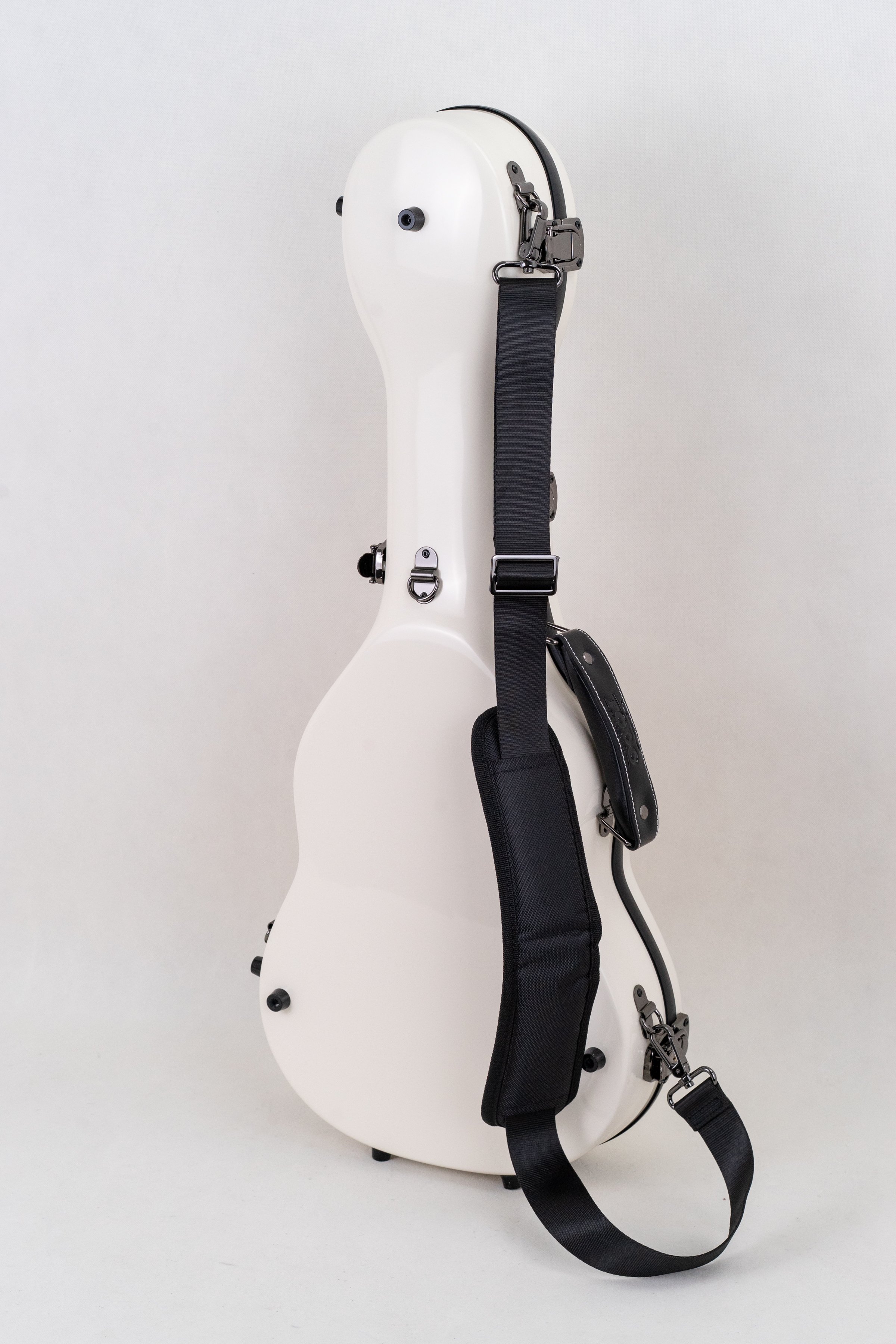 Premium Fiberglas Tenor Ukulele-Koffer  - Weiß